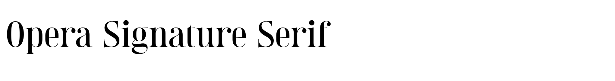 Opera Signature Serif image